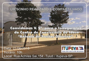 Convite inauguracao CCI