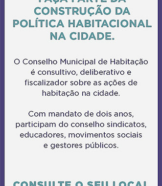 Eleição Conselho de Habitação