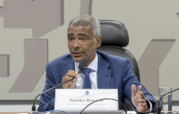 Senador Romario.Foto: Roque de Sá/Agência Senado