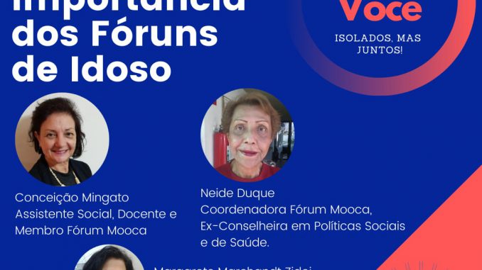 Live do NCI Nosso Lar sobre Fórumdo Idoso da Mooca