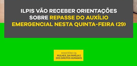 Governo Federal faz Live sobre Auxilio Emergencial ILPI