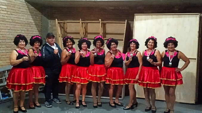 Coreografia na abertura do JOMI 2022