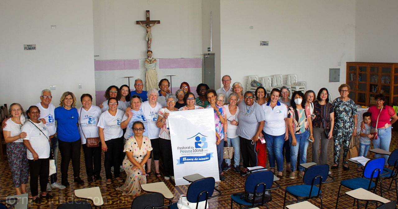 Primeiro encontro de Espiritualidade e Capacitação de 2023 reuniu coordenadoras e líderes de cinco regiões episcopais. Foto: jornal3idade.com.br